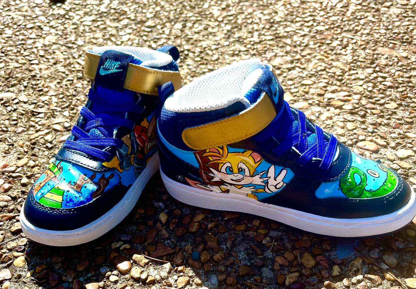 SONIC Nikes - Toddler 9C