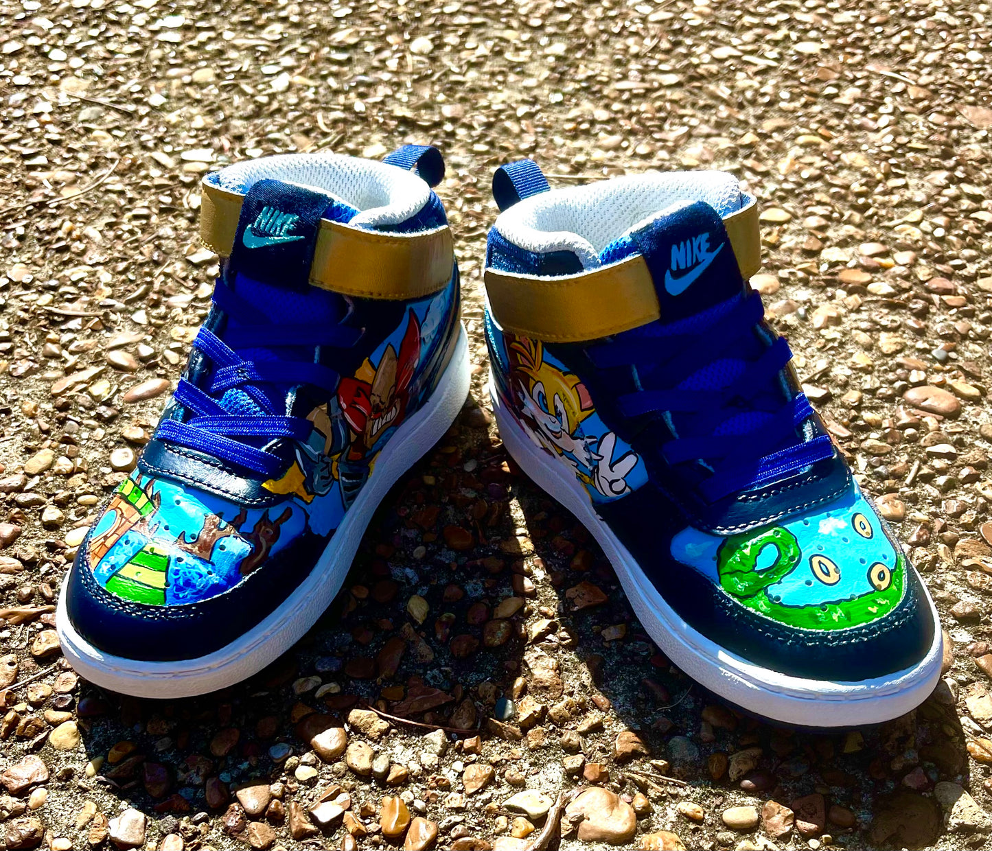 SONIC Nikes - Toddler 9C