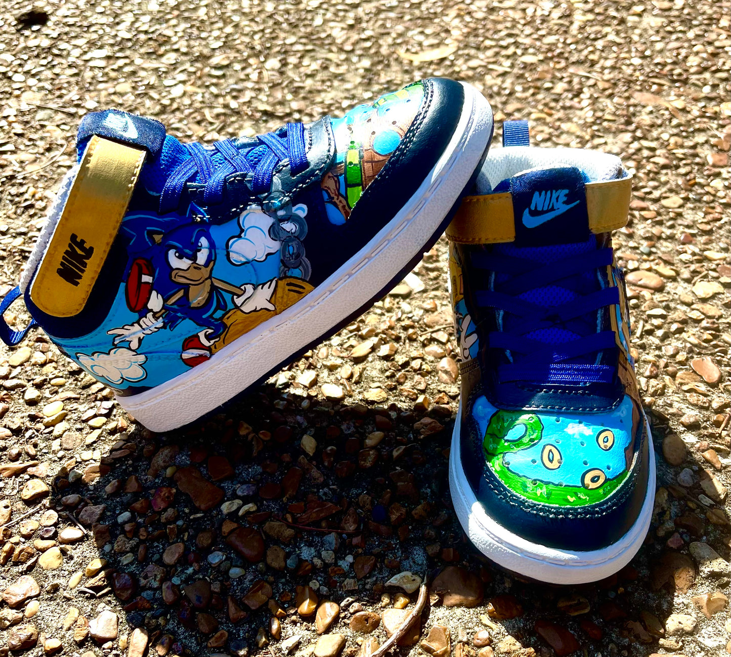 SONIC Nikes - Toddler 9C
