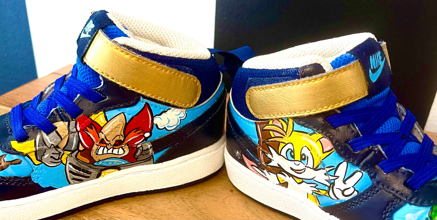 SONIC Nikes - Toddler 9C