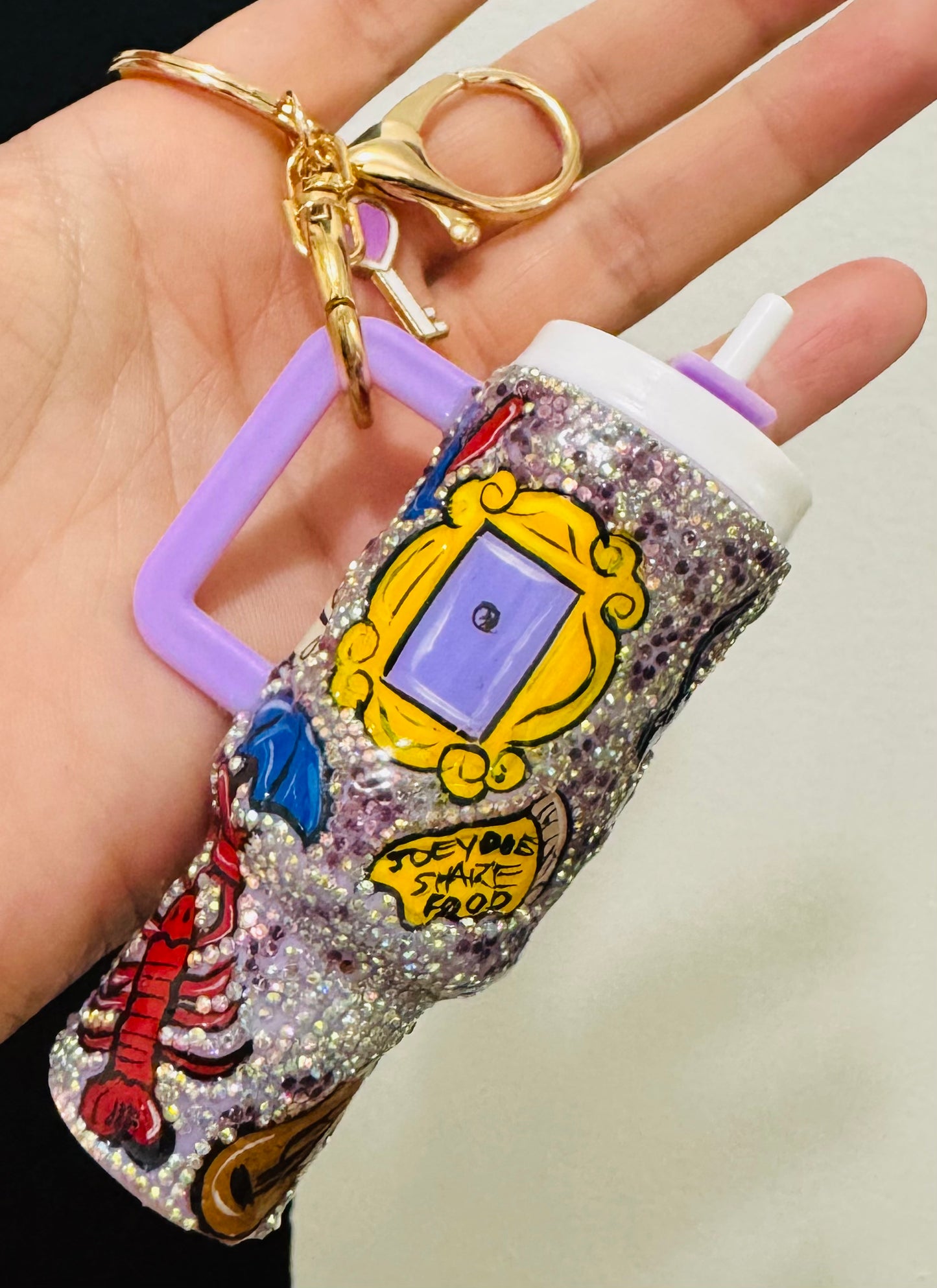 Friends Tumbler Keychain