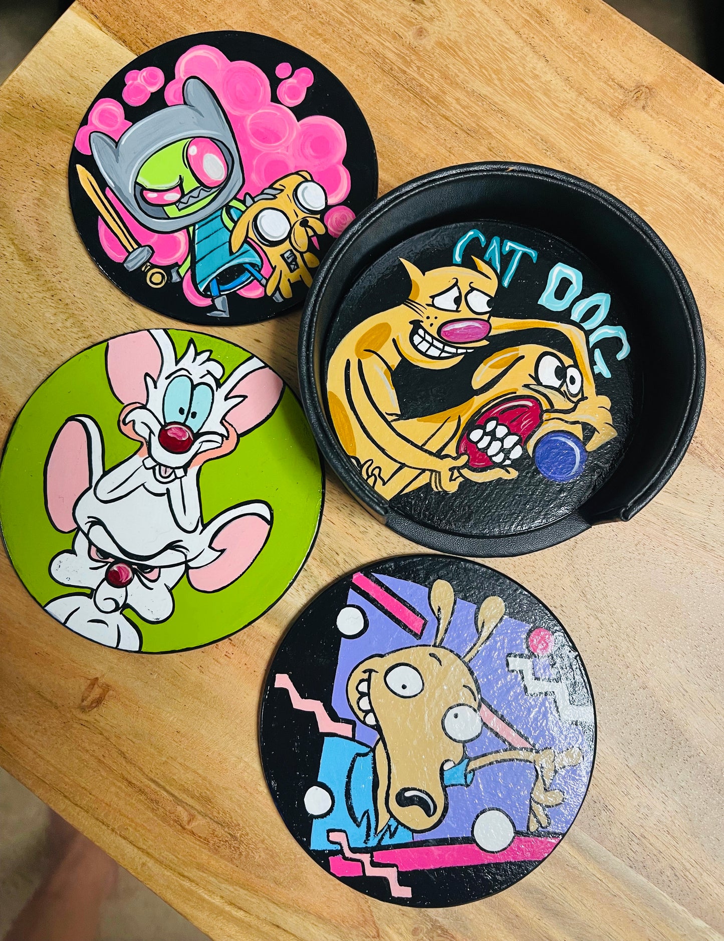 90s Cartoons Coaster Set