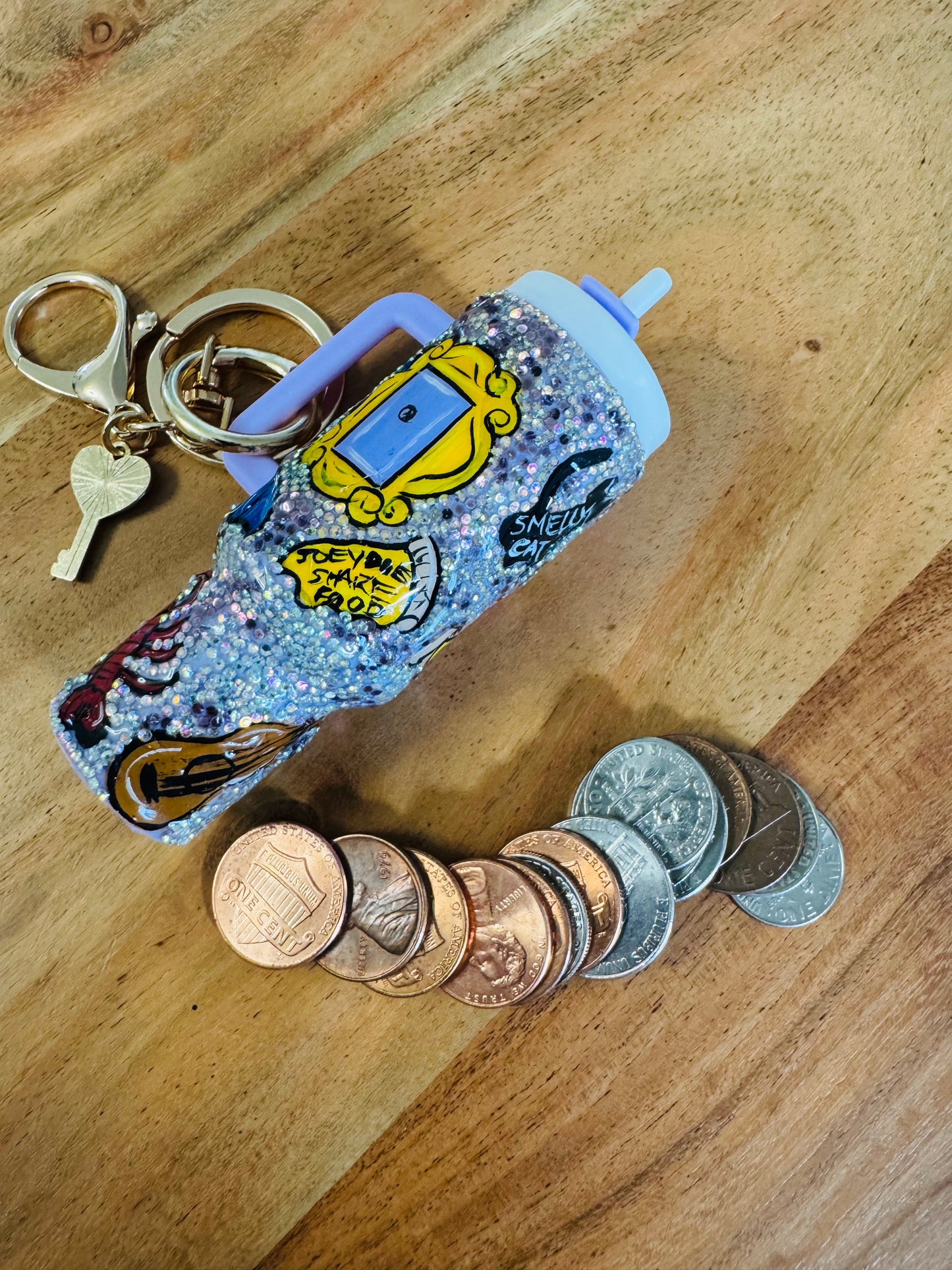 Friends Tumbler Keychain