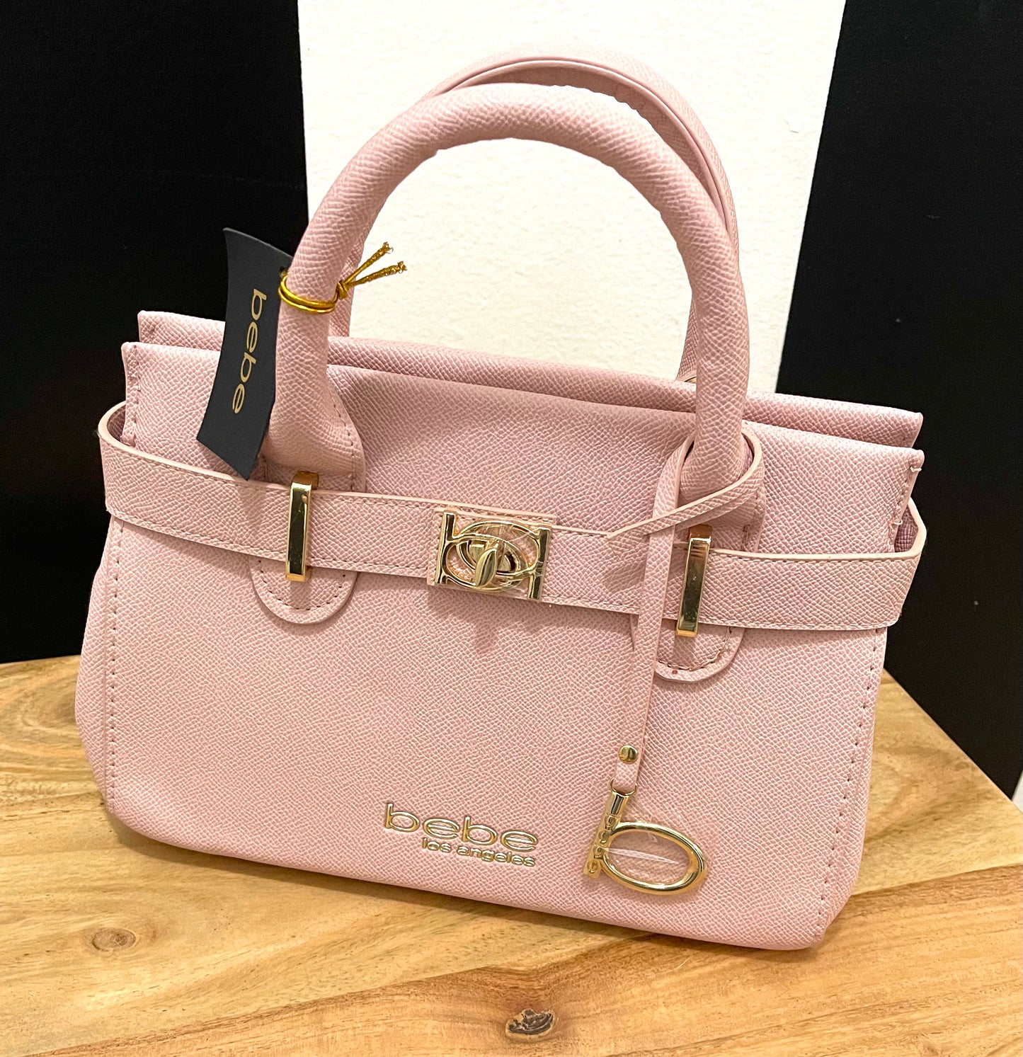 Bebe Crossbody Satchel- Baby Pink