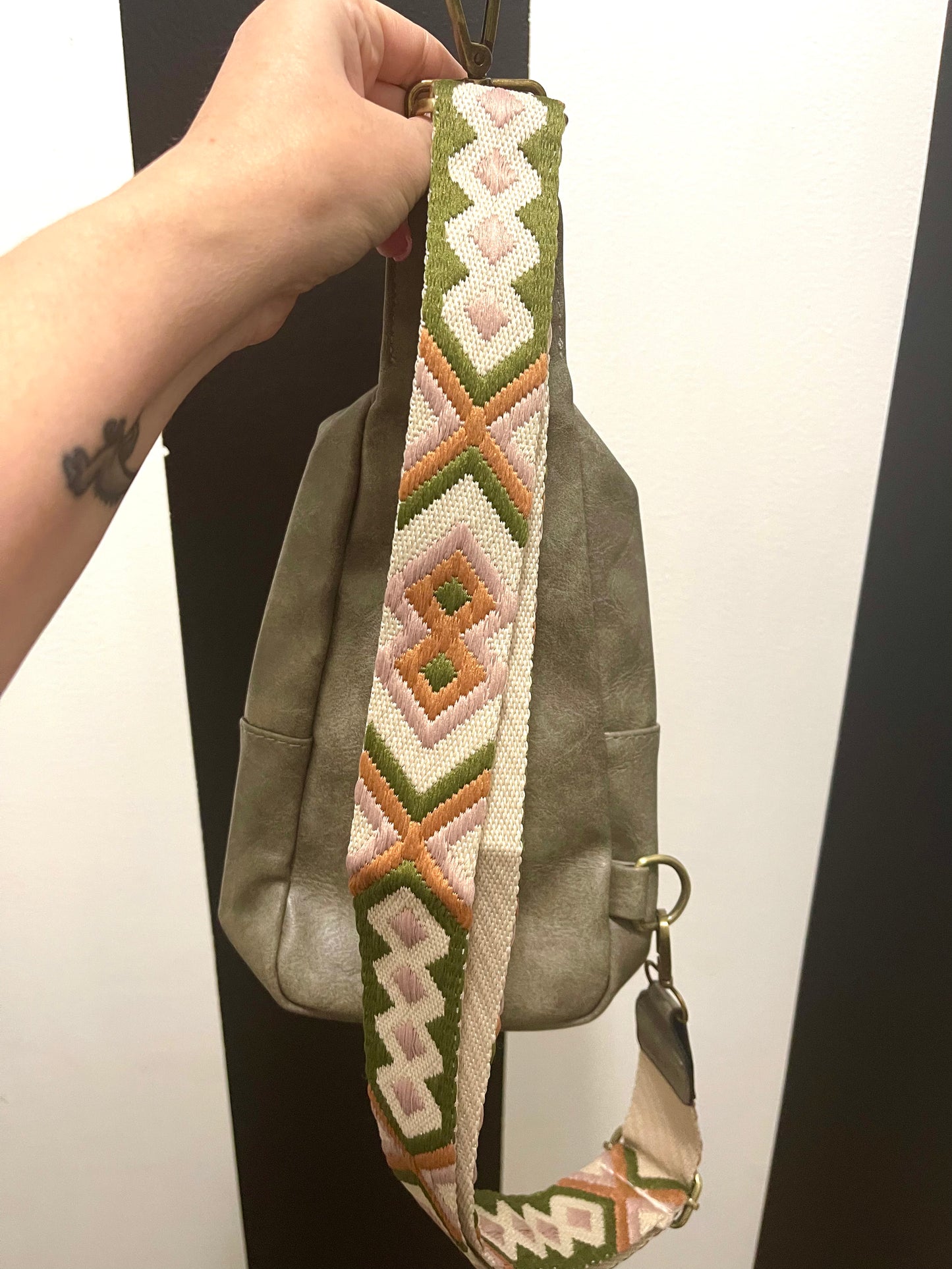 Grey Crossbody/ Sling Purse