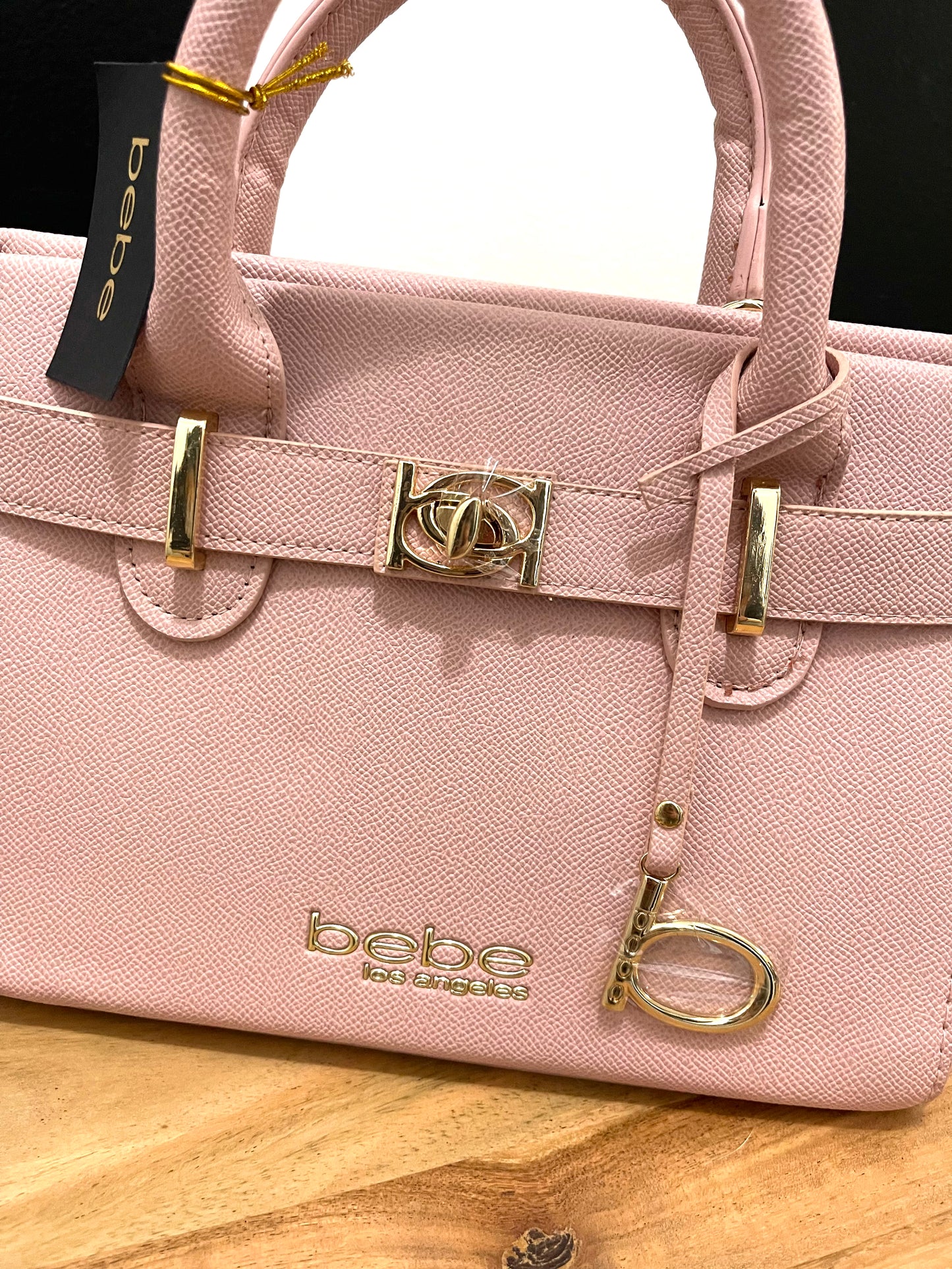 Bebe Crossbody Satchel- Baby Pink