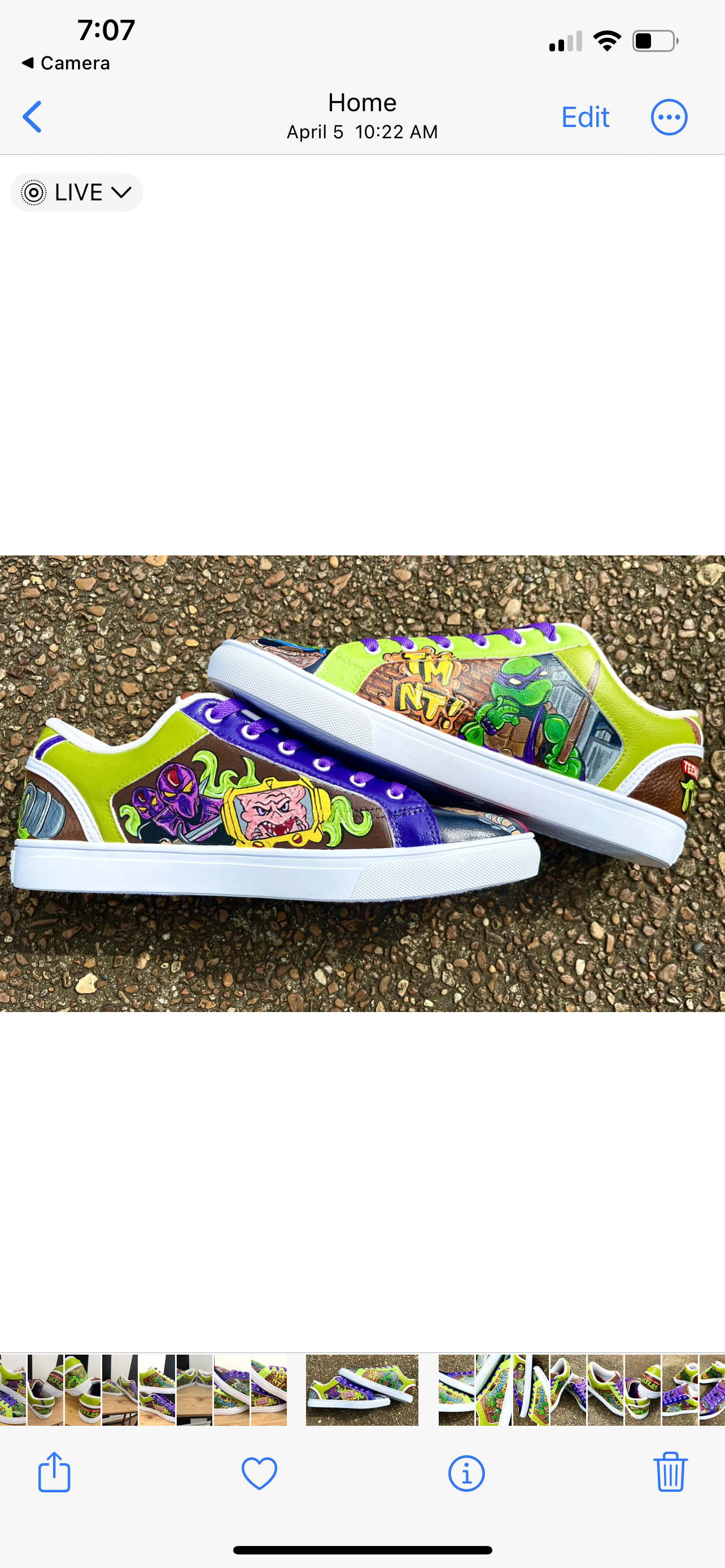 Girls Reeboks- Size 7