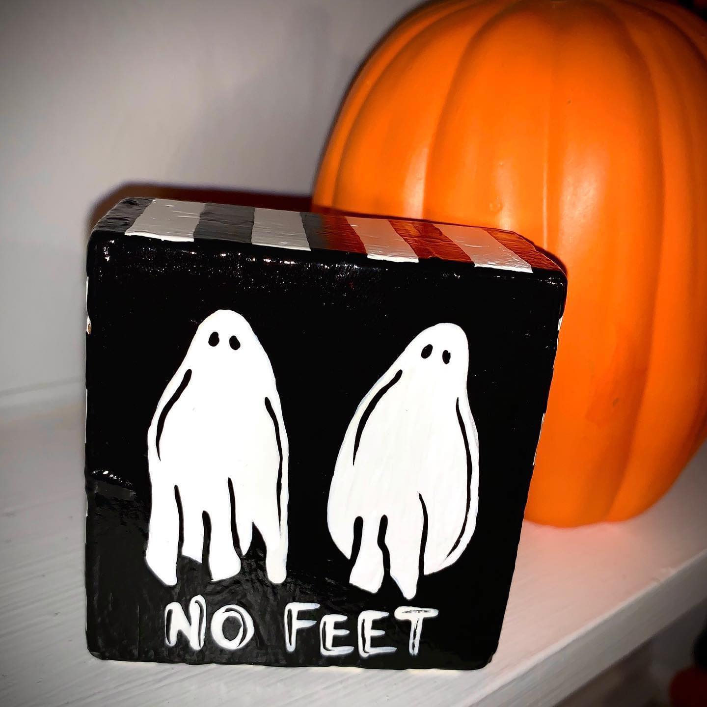 No Feet Block Art