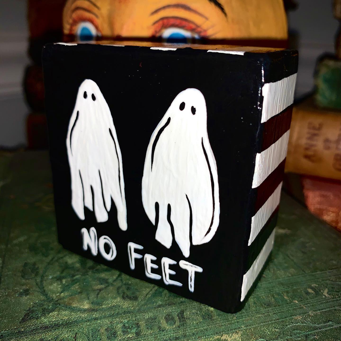 No Feet Block Art