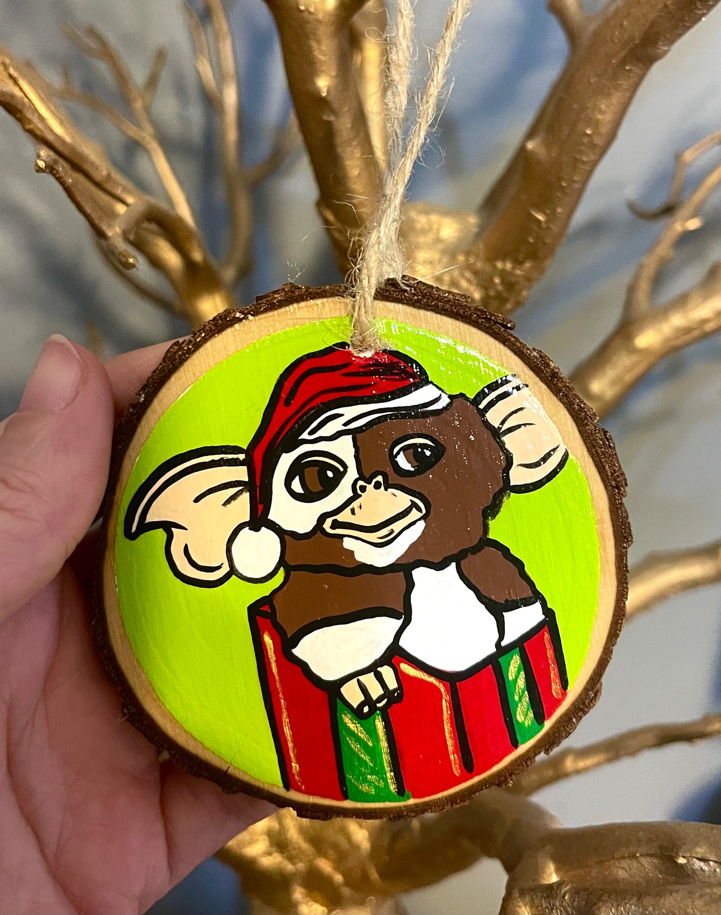 Gizmo Double Holiday Ornament