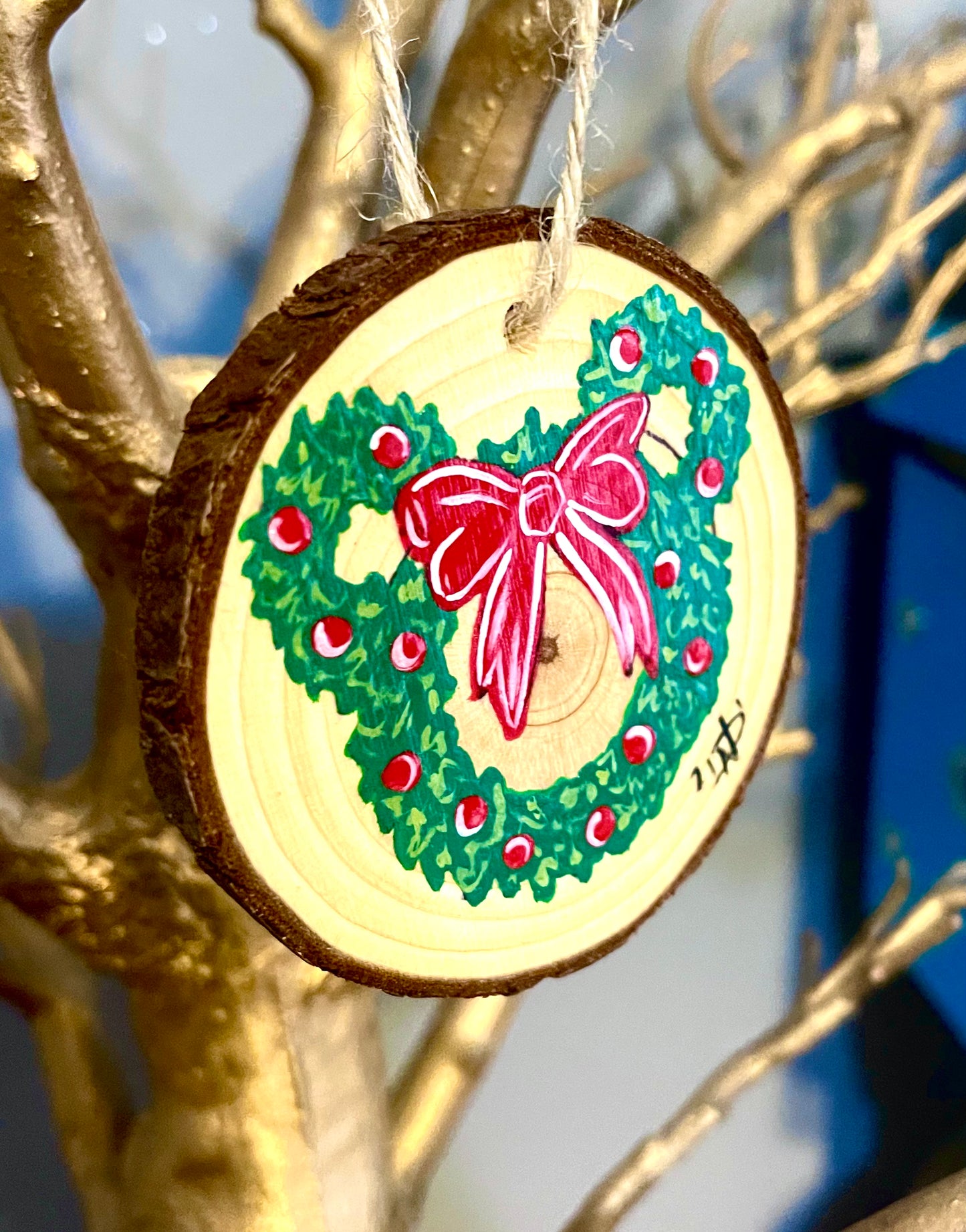 Mickey Double Holiday Ornament