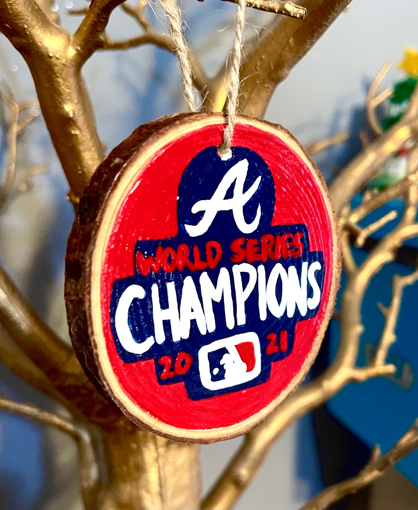 Atlanta Braves World Series Ornament
