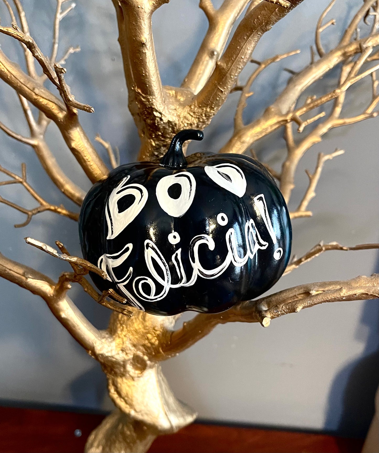 Boo Felicia Pumpkin