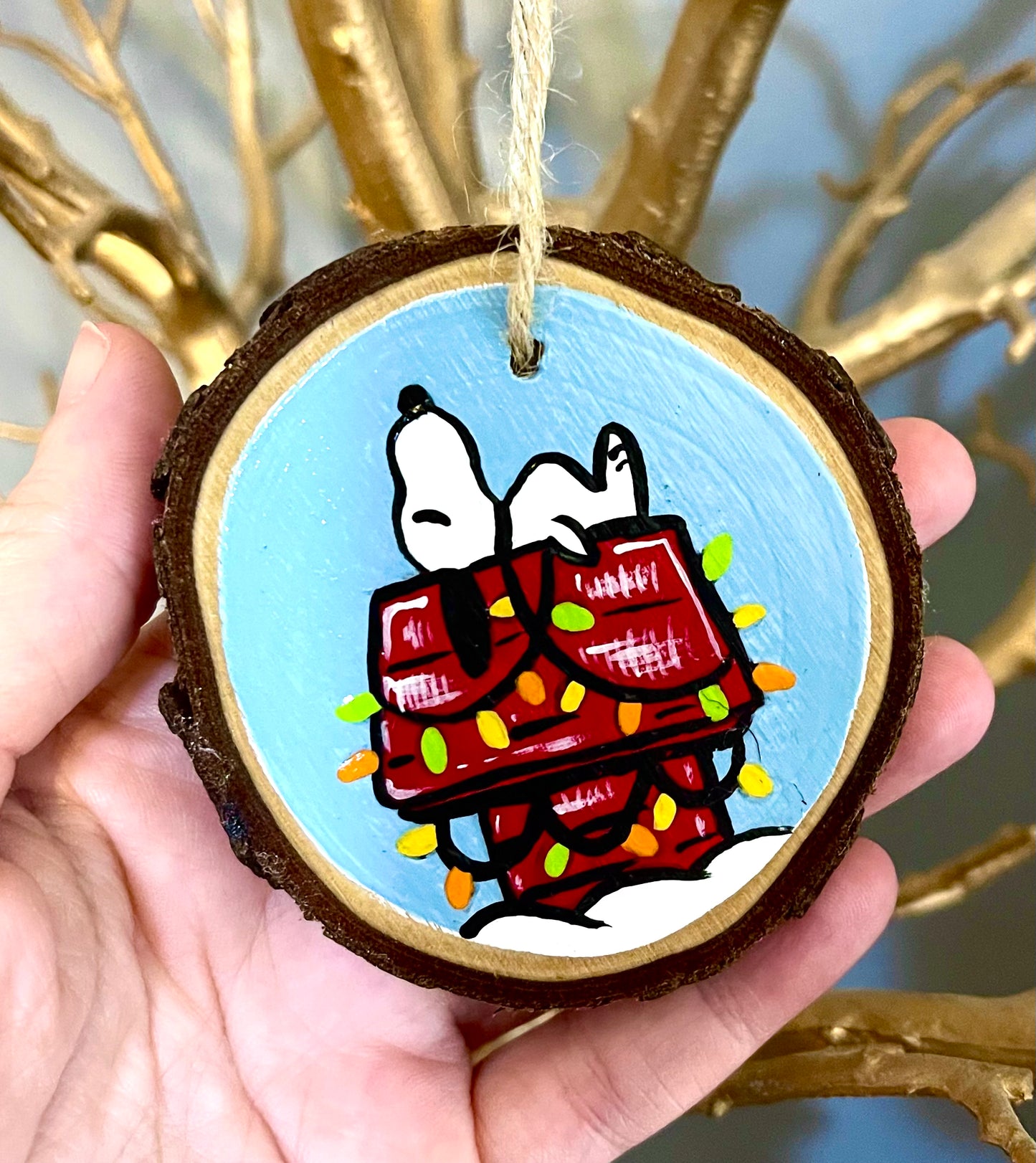 Snoopy Double Holiday Ornament