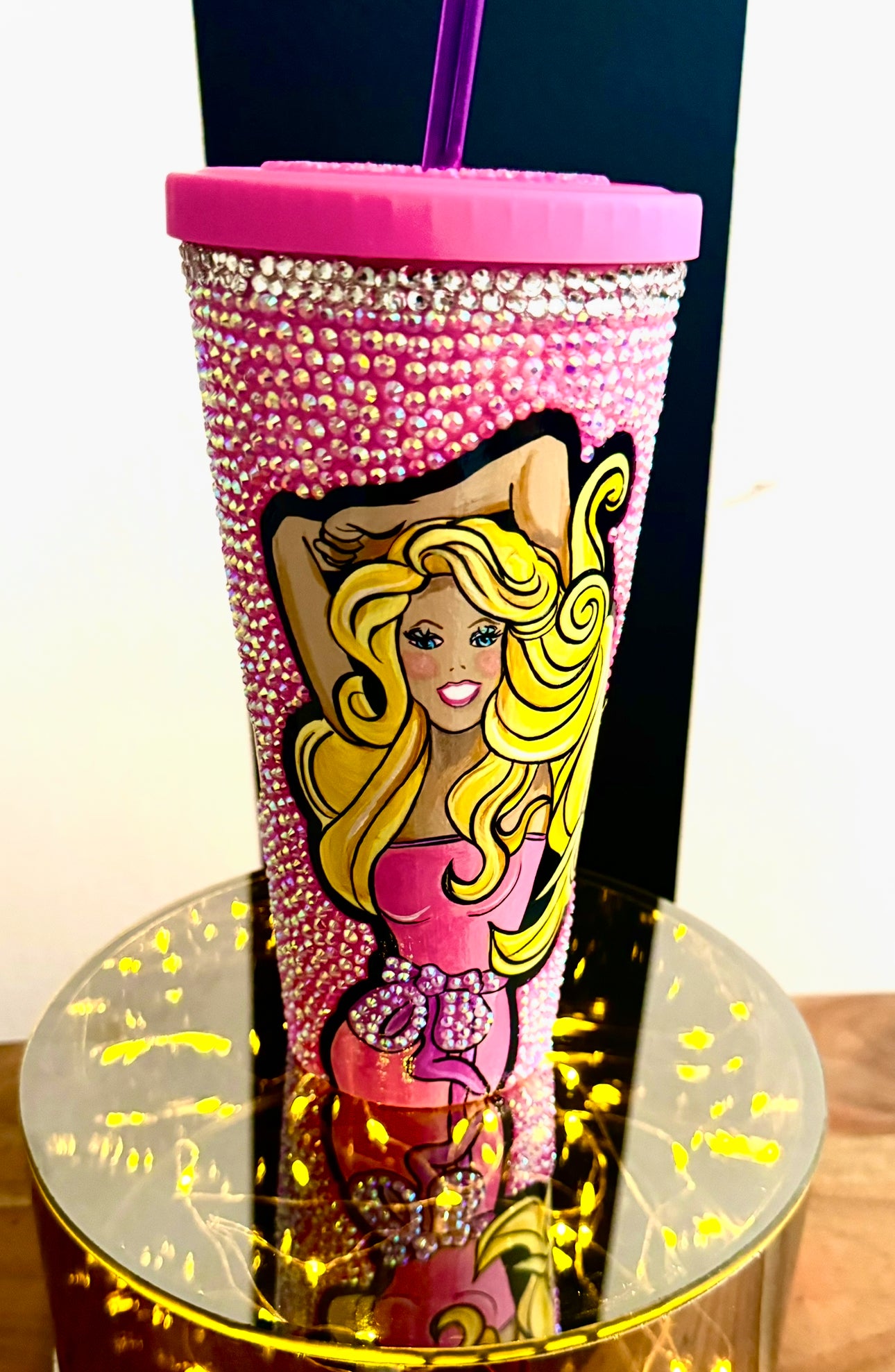 Pink Sparkle Tumbler