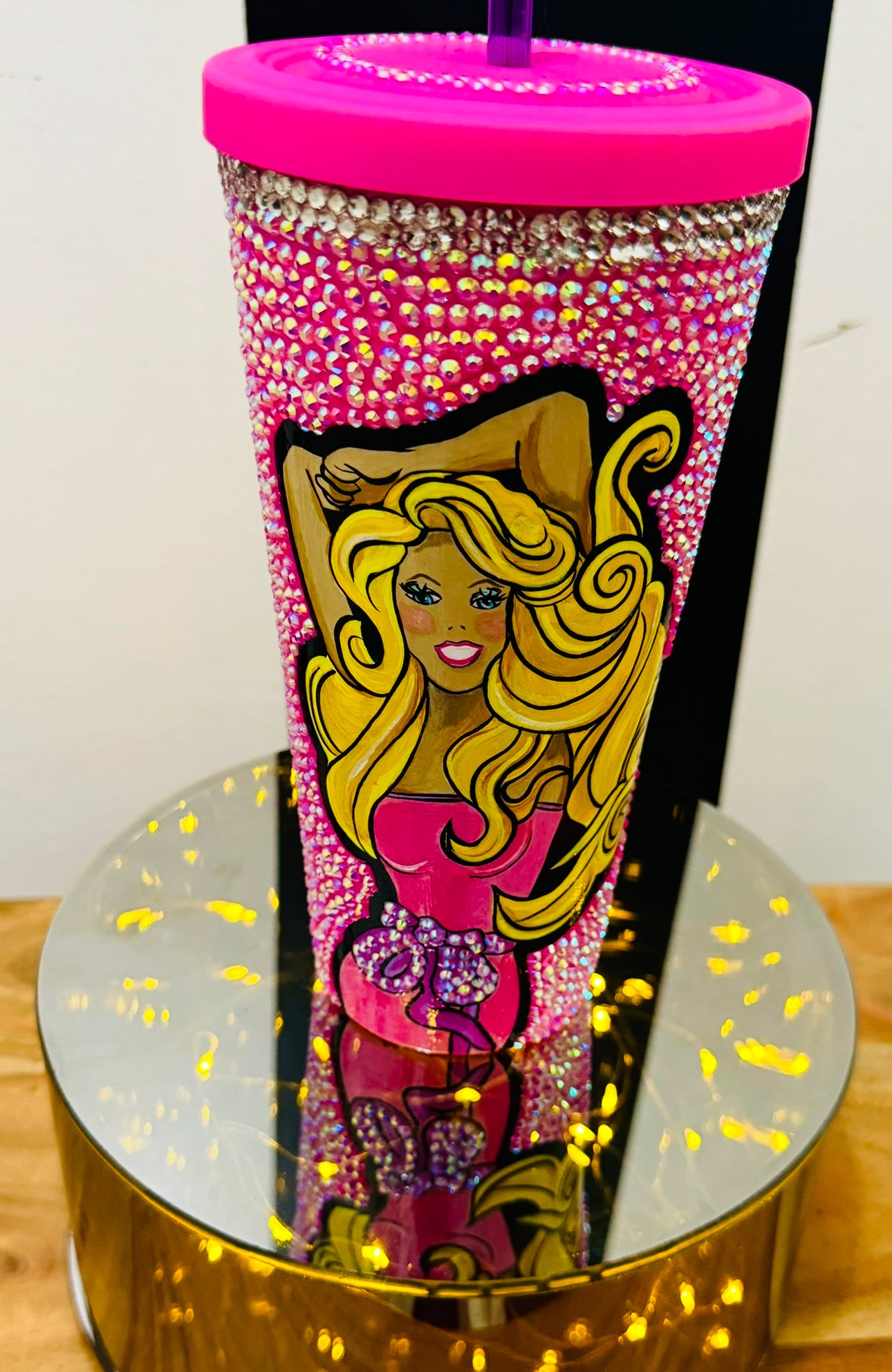 Pink Sparkle Tumbler