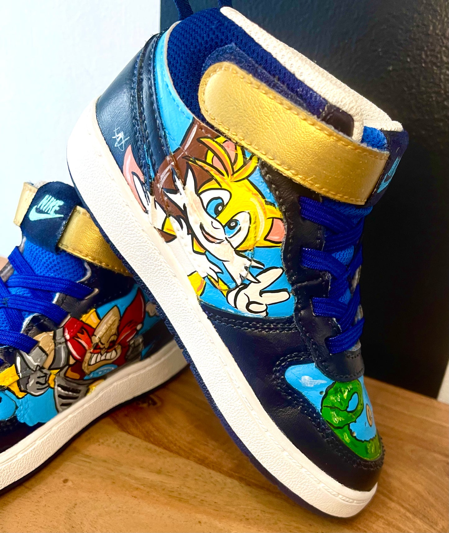 SONIC Nikes - Toddler 9C