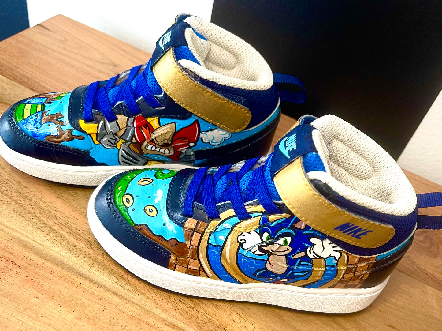 SONIC Nikes - Toddler 9C