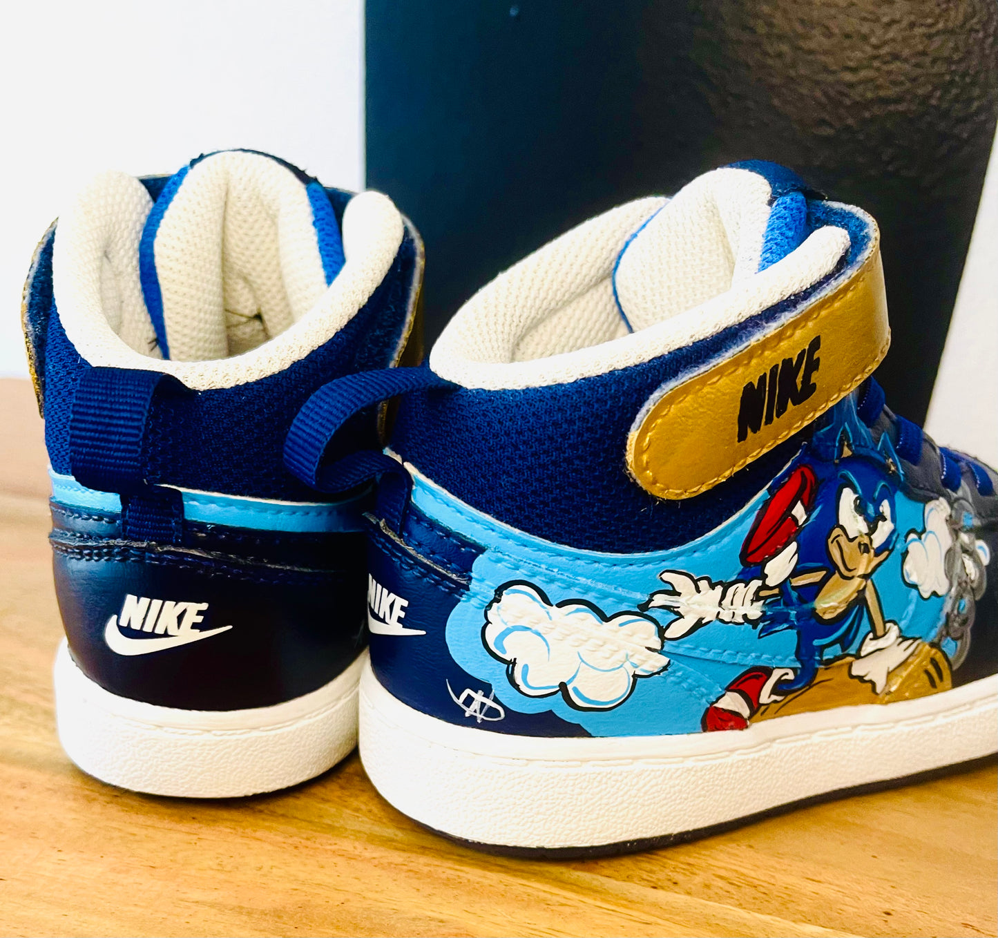 SONIC Nikes - Toddler 9C