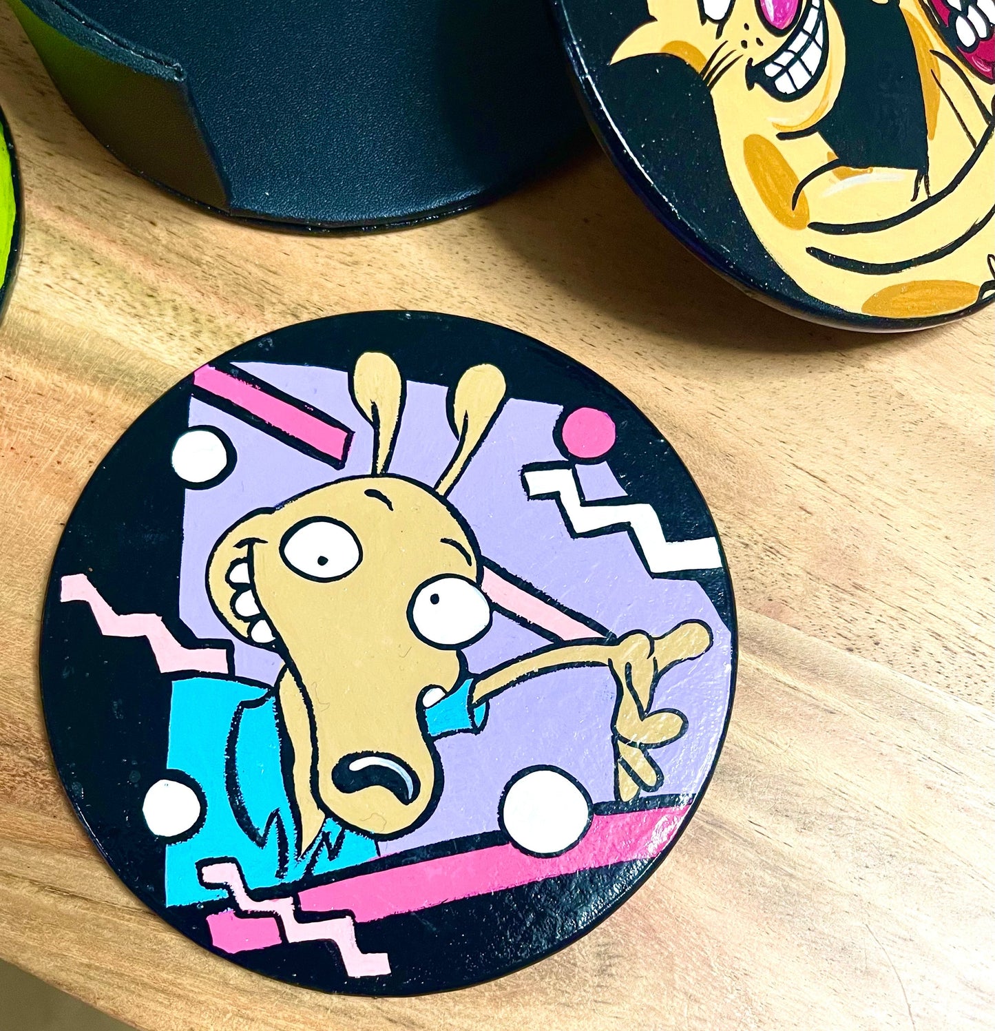 90s Cartoons Coaster Set