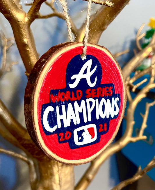 Atlanta Braves World Series Ornament