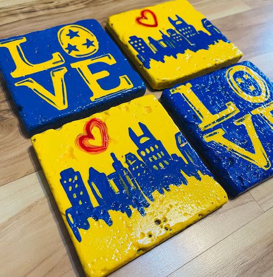 Nashville Love Coasters